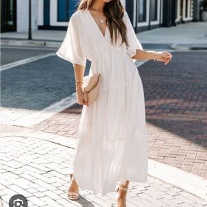 White Maxi - Flowy
